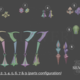 3.png Neuvillette Accessories Bundle  for Cosplay - Genshin Impact - Instant Download STL Files for 3D Printing