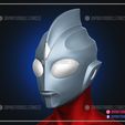 Ultraman_Tiga_Helmet_3dprint_STL_File_03.jpg Ultraman Tiga Helmet - Cosplay Costume Halloween Mask