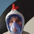 Maschera indossata.jpeg EASY COVID 19 - Emergency mask for C-PAP