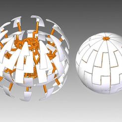 Dyson Sphere lamp.jpg Fichier STL gratuit Lampe Dyson Sphere・Plan pour impression 3D à télécharger