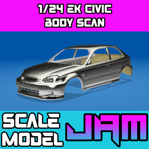 1/24 EK Civic Scanned Mesh