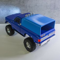 DSC02220.jpg Archivo STL Cama XL shell para Traxxas TRX-4M Chevrolet K10 High Trail 1:18・Plan de impresora 3D para descargar