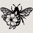 project_20240309_1509352-01.png honey bee wall art honeybee wall decor sunflowers bumble bee decoration welcome