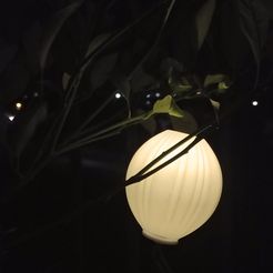 notte.jpg Light diffuser for solar LEDs IKEA (SOLVINDEN old series)