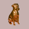 PerroCriollo02.png Polygonal Dog - Dog Low Poly