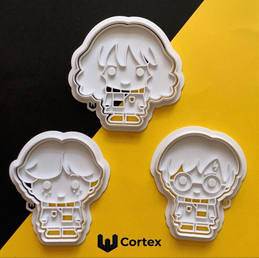 Download STL file Harry potter cookie cutters • 3D print design ・ Cults