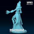 04.jpg Girl Frost Wizard Normal and Nude 3D print model
