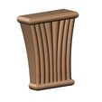 Ribbed-Curved-corbel-bracket-220x150-10.jpg Modern ribbed tapered corbel bracket 3D print model