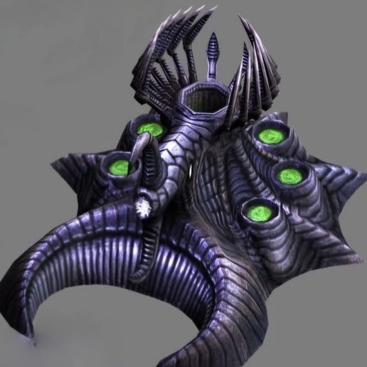🏗️ C&C: Tiberium Wars Scrin Extractor structure・ STL File for 3D ...