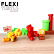 koopa.png Fichier STL gratuit tortue flexible・Objet imprimable en 3D à télécharger