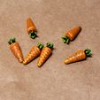 20230519_121125.jpg Carrot (vegetables) - board game resource tokens