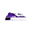 rock_base13_SubTool7 (repaired).stl Set of 13 Textured bases - rock variations - 32 mm