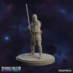 STL file star wars Qui-Gon Jinn ⭐・3D print design to download・Cults