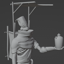 blender_Kf9qgLwR2Q.png STL-Datei Bienenlose Drohne kostenlos・Design für 3D-Drucker zum herunterladen