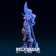 03.jpg Barbarian Girl 3D print model