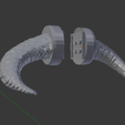 Skyrim_Helmet_Horns.png Lego compatible Dovahkiin horns