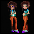 portadaLOO.png GIRL KID DOWNLOAD CHILD 3D Model - Obj - FbX - 3d PRINTING - 3D PROJECT - GAME READY