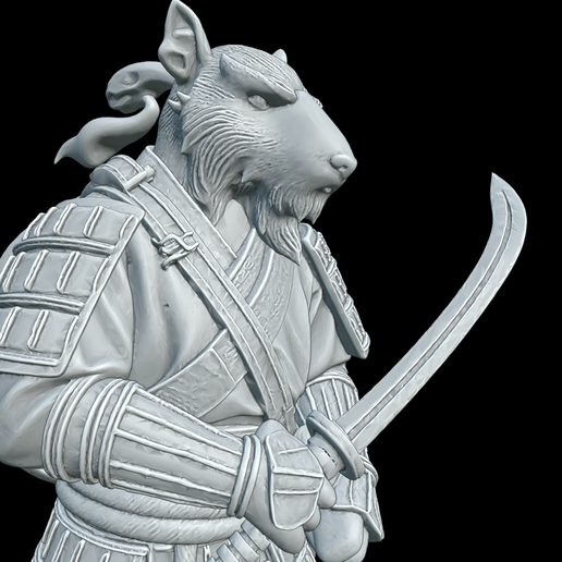 🎨 Master Splinter Printable Figüre・ 3D File for 3D printing・Cults