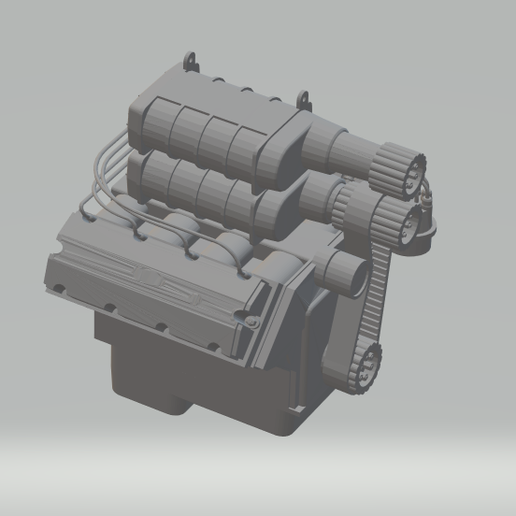 🚗 V-8 ENGINE・Free STL File for ・Cults