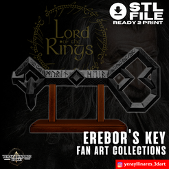 1.png STL file Erebor's Key・3D printable model to download