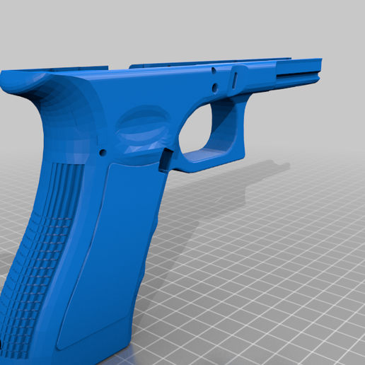 glock lower airsoft 3D model