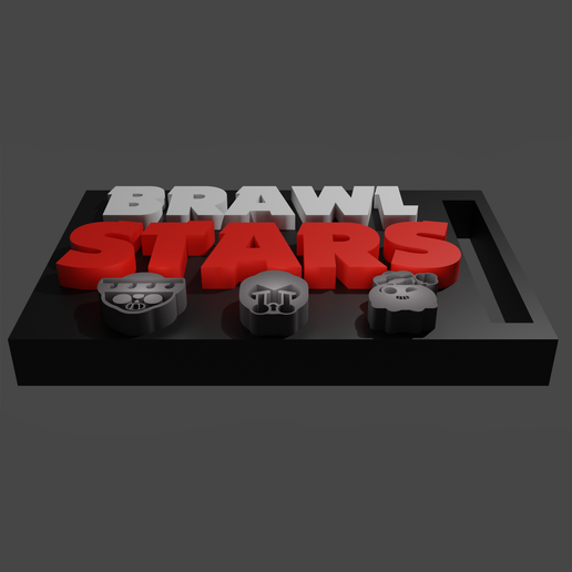 BrawlStars Keychain 3D model