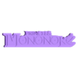 BlackRedWhite - Princess Mononoke.stl 3D MULTICOLOR LOGO/SIGN - Studio Ghibli Movie Logos Pack