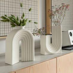 Archway-Vase-4.jpg Fichier STL Ensemble de vases en forme d'arche・Modèle pour impression 3D à télécharger
