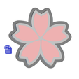 STL00871-1.png 1pc Cherry Blossom Bath Bomb Mold