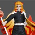 2.jpg 3D file RENGOKU KIMETSU NO YAIBA ANIME STATUE CHARACTER・3D printer design to download