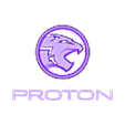proton logo_obj.obj logotipo de protones modelo de impresión en 3d