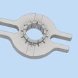 flange-slot.jpg 3d print files for 70mm R 87.5, 92mm exhaust manifold modeling kit