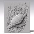 Turtle bas-relief.1.jpg Turtle bas-relief CNC