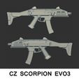 02.jpg weapon gun rifle cz scorpion evo figue 1/12 1/6