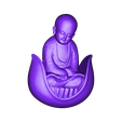 littleMonk.stl STL-Datei little monk kostenlos・Vorlage für 3D-Drucker zum herunterladen