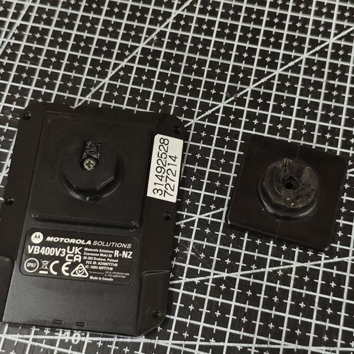 📷 Motorola VB400V3 Camera Mount Adapter VB400V3・ 3D File for 3D ...