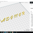 CURA.png VLADIMIR font uppercase 3D letters STL file