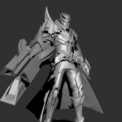 ZBrush-Document.jpg Archivo STL mobile legends roger fiend haunter prime m3 skin・Modelo para descargar e imprimir en 3D