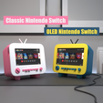 Rendering3_Text_square.png Station d'accueil rétro tv pour Nintendo Switch