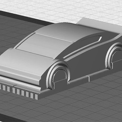 sportscar-4_display_large.jpg Descargar archivo STL gratis Sports Car - Impresión de una sola pieza con ruedas móviles • Modelo para imprimir en 3D, Muzz64