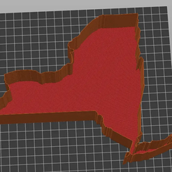 NY.png Fichier 3MF gratuit NY Tray・Design pour impression 3D à télécharger