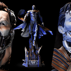 042923-B3dserk-Cyborg-Superman-Image-001.png Archivo 3D B3DSERK Abril plazo 2023: Escultura Cyborg Superman 1/6 lista para imprimir・Objeto de impresión 3D para descargar