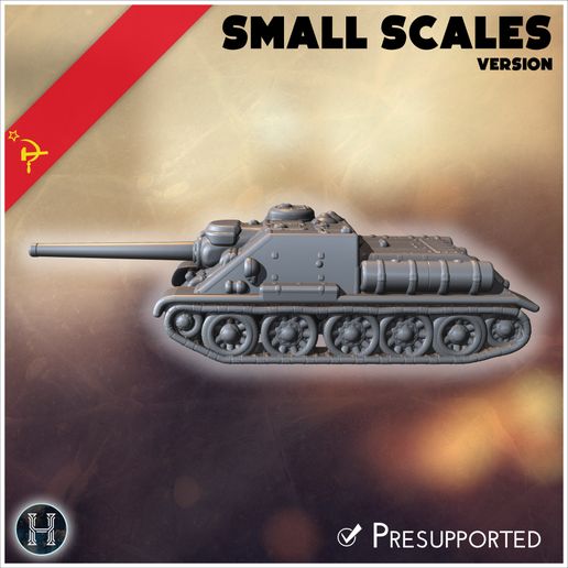 2.jpg Destructor de tanques SU-85M (versión a pequeña escala) - Ejército soviético Segunda Guerra Mundial Frente Este Ostfront RPG Mini Hobby