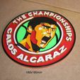 carlos-alcaraz-jugador-tenis-profesional-torneo-raqueta-roger-federer.jpg Carlos, Alcaraz, Poster, sign, signboard, logo, impresion3d, player, tennis, professional, tournament