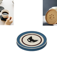 aaaaaaaaaaa.png STL-Datei Porta Taza de Caffe (Gato) (Katze) / porte-tasse à café kostenlos・3D-Drucker-Modell zum herunterladen
