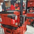 Milwaukee-M12-and-M18-Packout-battery-Mount-3d-print.jpg Milwaukee Packout M18 and M12 Dual arm battery mounts