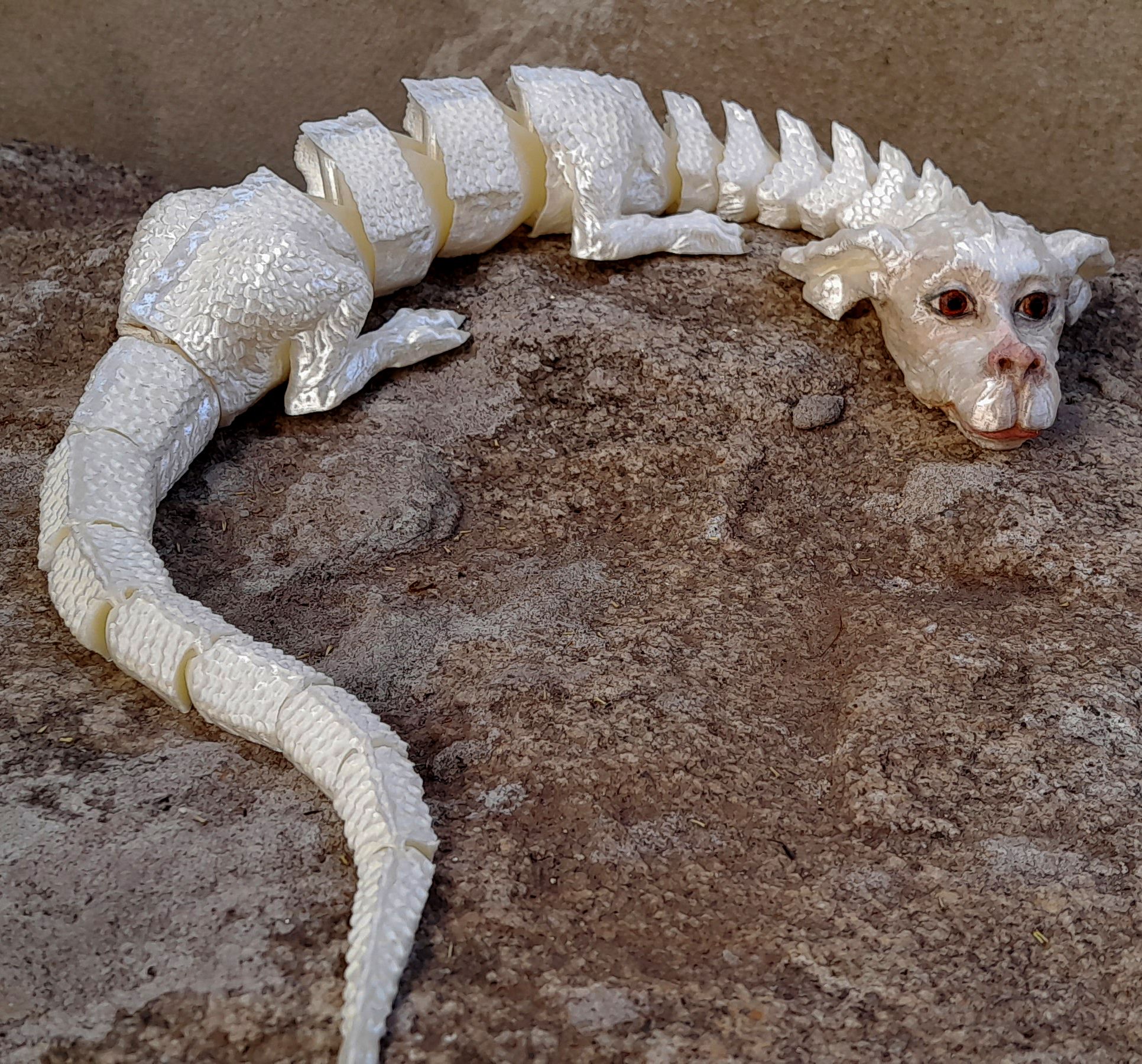 STL file FLEXI FALKOR LUCK DRAGON / PRINTINPLACE・3D printer model to