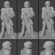 5.png Small scale infantry (15 poses x 3 helmet variants)