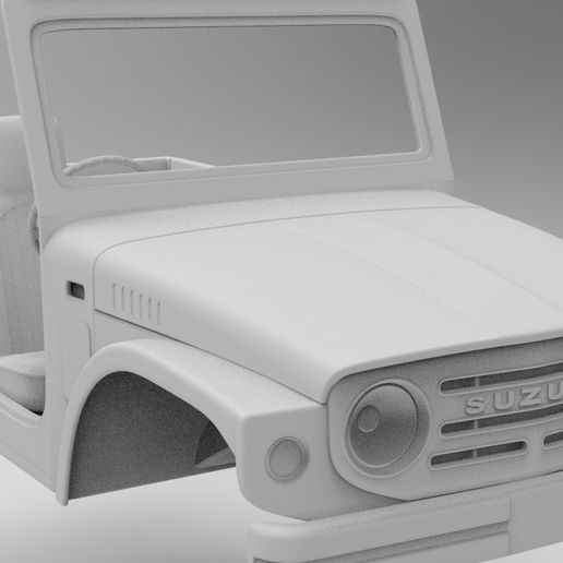 🗡️ Suzuki Jimny (Samurai) 1970 313mm wheelbase Axial, RC4WD・ STL File ...