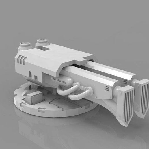 Sonic Turret (Razorback/Land Raider) - 3D model önizlemesi